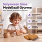 👩‍👧 Gyermekeknek szánt elektromos fazekaskorong, DIY agyagkészítő készlet