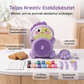 👩‍👧 Gyermekeknek szánt elektromos fazekaskorong, DIY agyagkészítő készlet