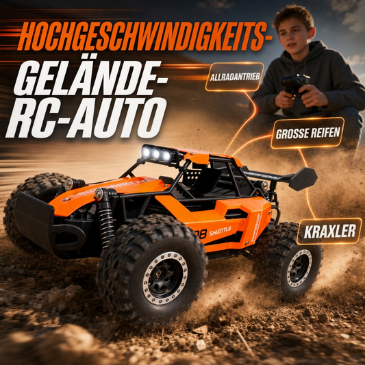 🏎️Nagy sebességű, négykerék-meghajtású RC terepjáró