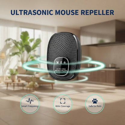 🐭 Ultrahangos kártevőriasztó | Kompakt, csatlakoztatható készülék