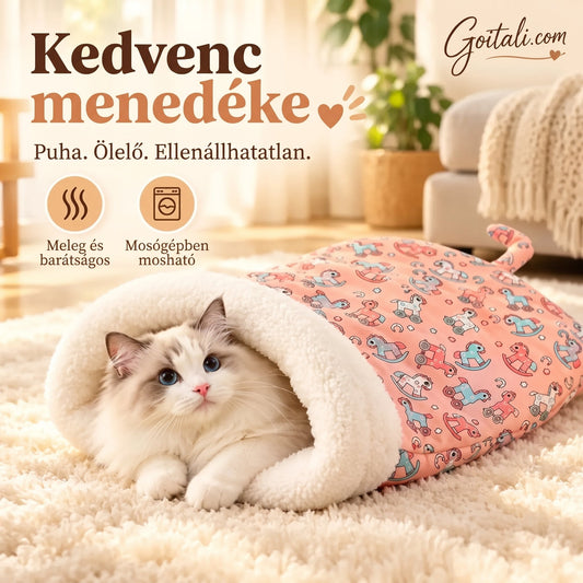 🐾50% kedvezmény😺 Kifejezetten macskáknak és kutyáknak tervezett kényelmes alvószőnyeg – a kényelem és a melegség választása
