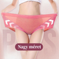 💕 Plus Size, Magas derekú, Pamut, Szivárgásgátló Bugyi | Egész napos Kényelem